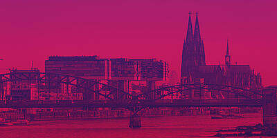 Köln im Westen von Deutschland