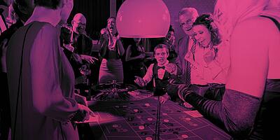 large roulette table, the king of casino gaming tables