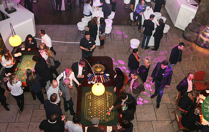 House fair with several gaming tables