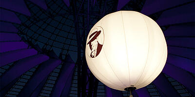 Balloon with Royal Events logo